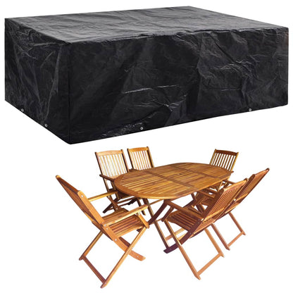 Coperture Arredi Giardino 2 pz 8 Occhielli 242x162x100 cm | homemem39