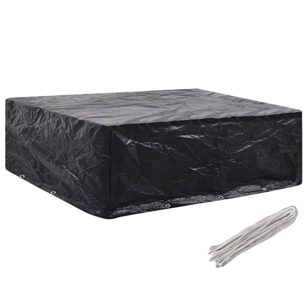 Coperture Arredi Giardino 2 pz 8 Occhielli 250x210x90 cm | homemem39