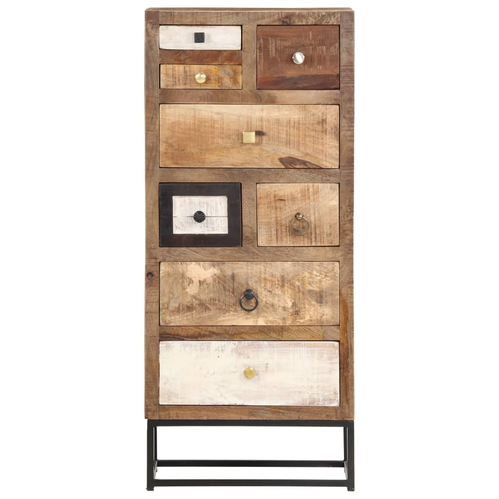 Cassettiera 45x30x105 cm in Legno Massello di Recupero | homemem39