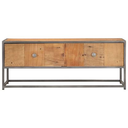 Tavolino da Salotto 90x50x35 cm in Legno Massello di Recupero