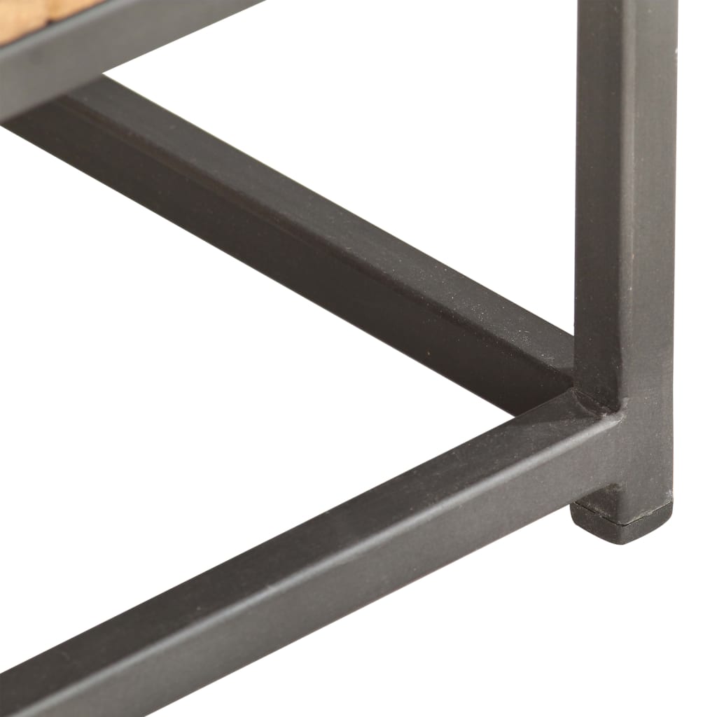 Tavolino da Salotto 90x50x35 cm in Legno Massello di Recupero