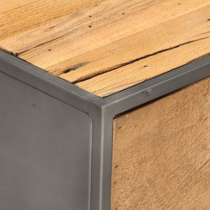 Tavolino da Salotto 90x50x35 cm in Legno Massello di Recupero | homemem39