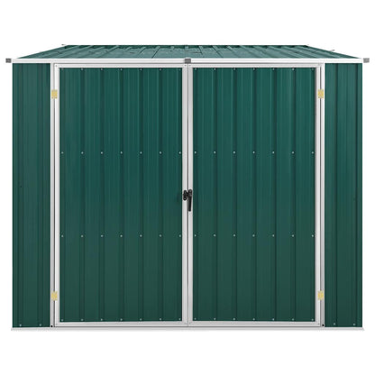 Capanno da Giardino Verde 195x198x159 cm in Acciaio Zincato - homemem39