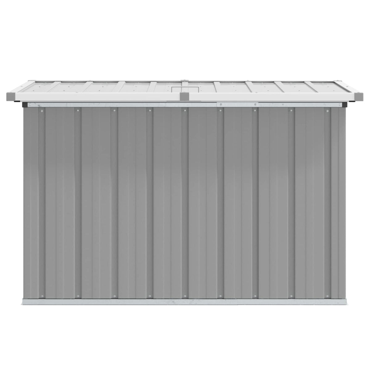 Baule da Giardino Grigio 109x67x65 cm | homemem39