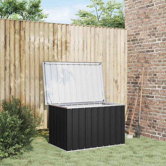 Baule da Giardino Antracite 109x67x65 cm - homemem39