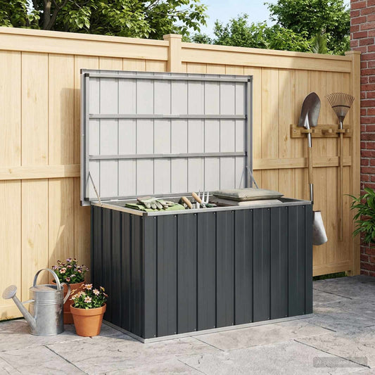 Baule da Giardino Antracite 109x67x65 cm