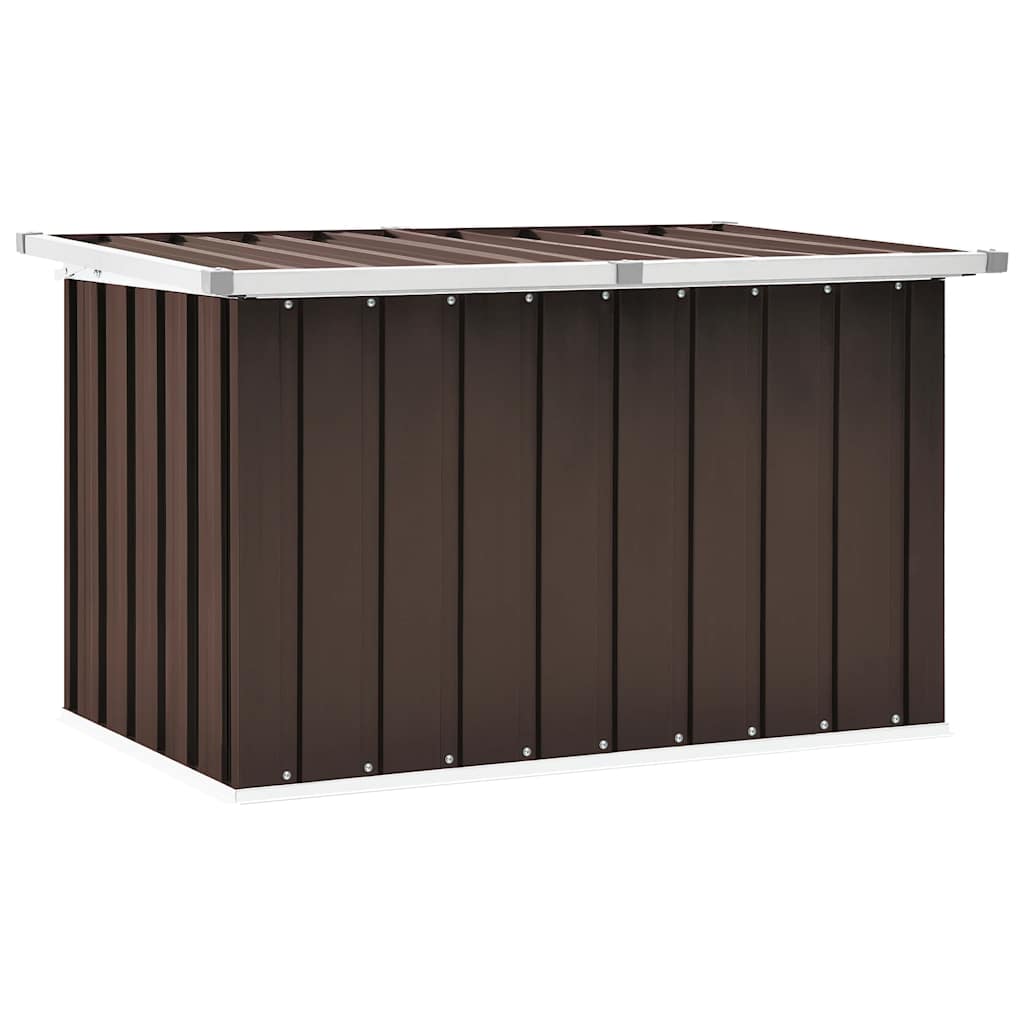 Baule da giardino marrone 109x67x65 cm | homemem39