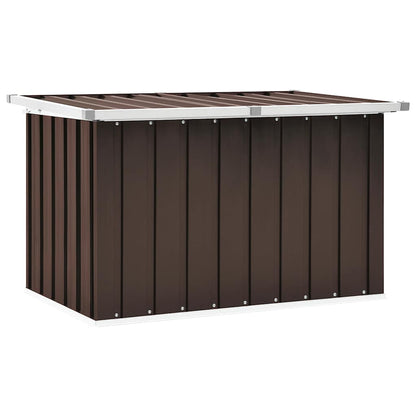 Baule da giardino marrone 109x67x65 cm | homemem39