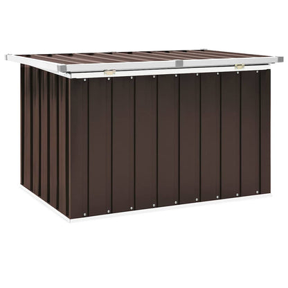 Baule da giardino marrone 109x67x65 cm | homemem39