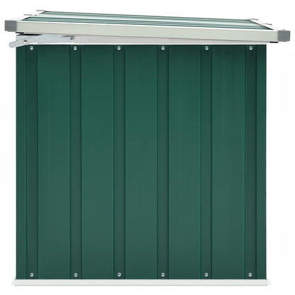 Baule da giardino verde 129x67x65 cm | homemem39