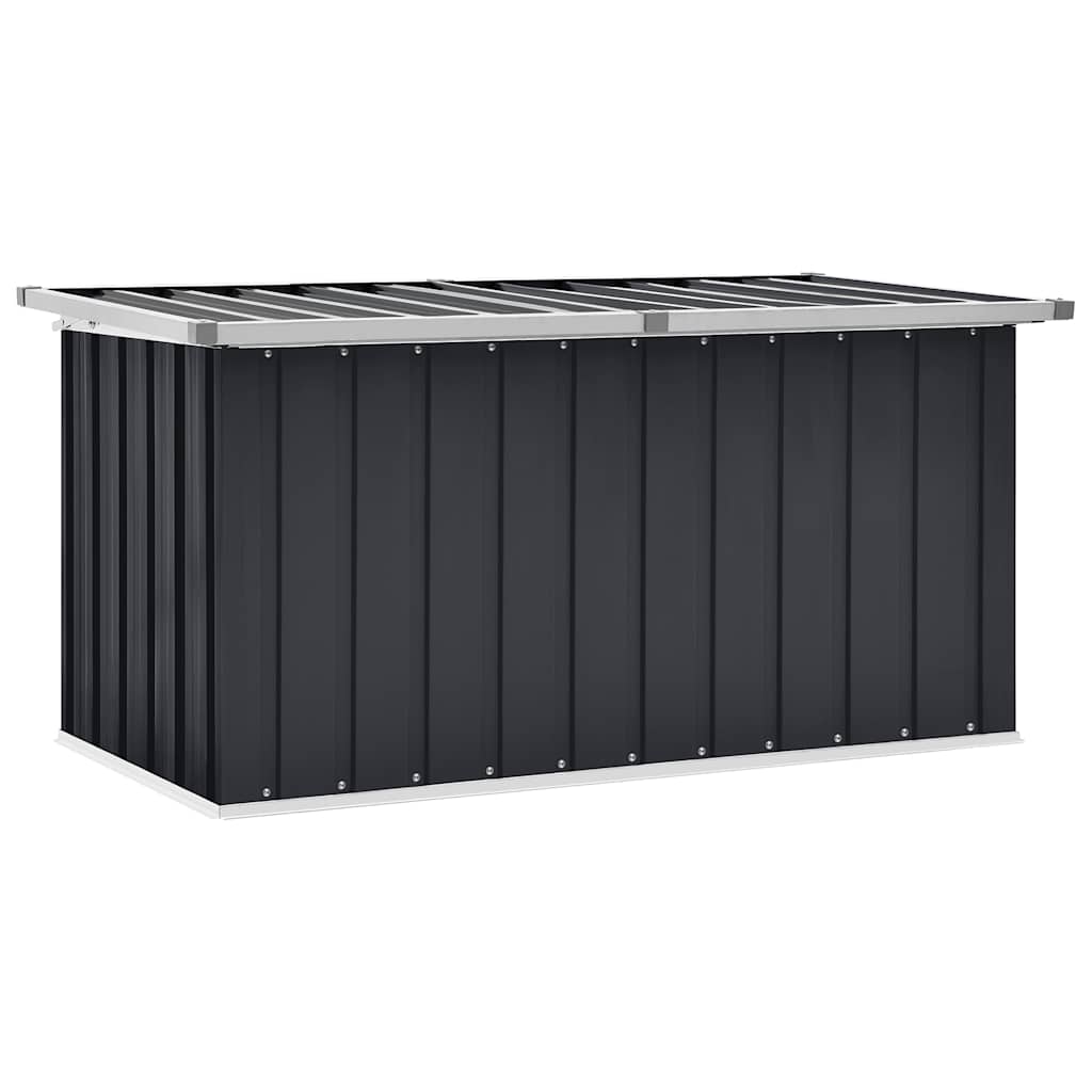 Baule da Giardino Antracite 129x67x65 cm | homemem39