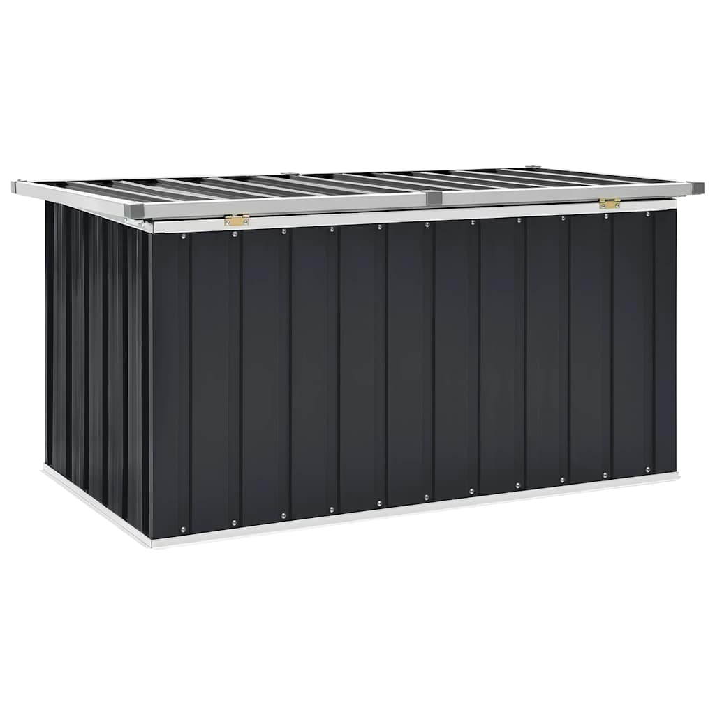 Baule da Giardino Antracite 129x67x65 cm | homemem39