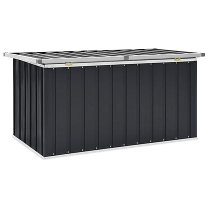 Baule da Giardino Antracite 129x67x65 cm | homemem39