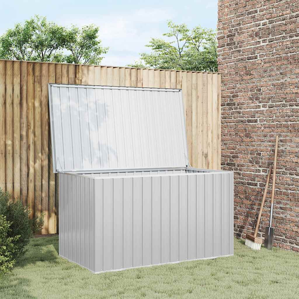 Baule da Giardino Grigio 171x99x93 cm - homemem39