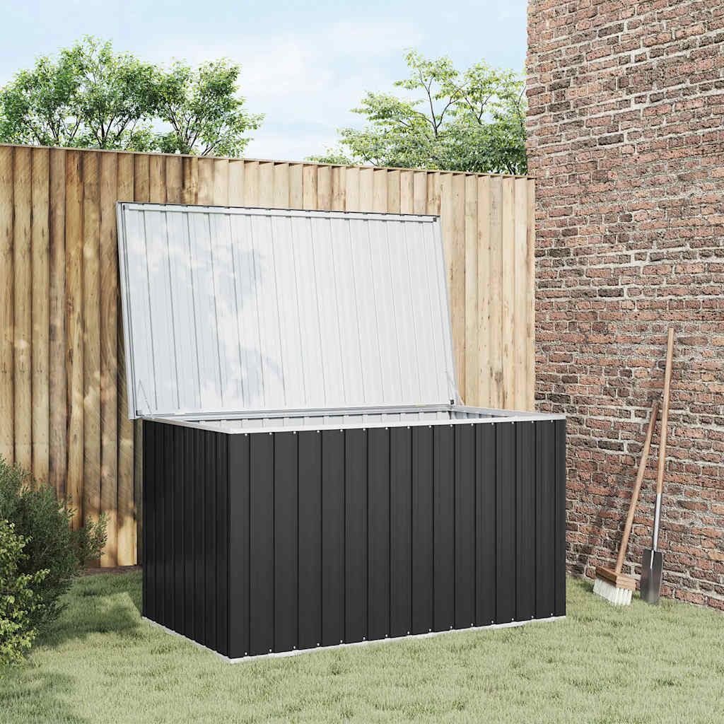 Baule da Giardino Antracite 171x99x93 cm - homemem39