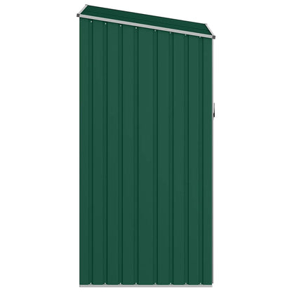 Capanno da Giardino Verde 87x98x159 cm in Acciaio Zincato