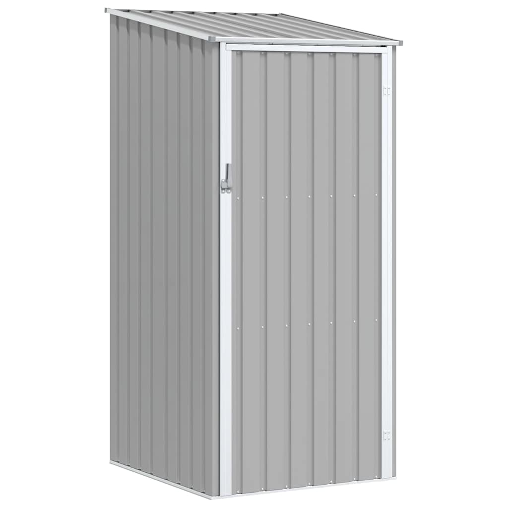 Capanno da Giardino Grigio 87x98x159 cm in Acciaio Zincato