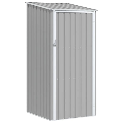 Capanno da Giardino Grigio 87x98x159 cm in Acciaio Zincato
