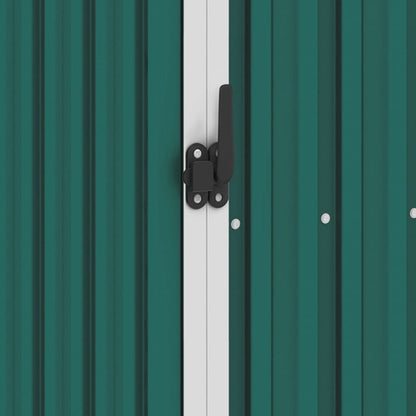 Capanno per Legna Verde 245x98x159 cm in Acciaio Zincato - homemem39