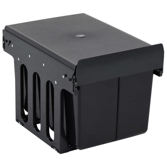 Cestino Estraibile per Mobile Cucina Chiusura Ammortizzata 36L - homemem39