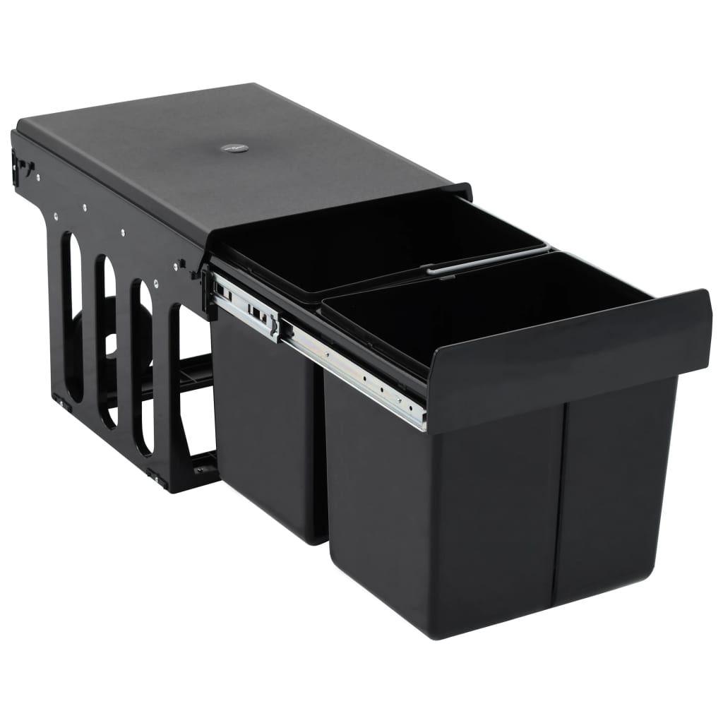 Cestino Estraibile per Mobile Cucina Chiusura Ammortizzata 36L | homemem39