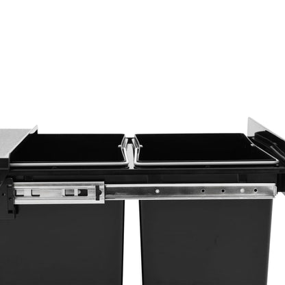 Cestino Estraibile per Mobile Cucina Chiusura Ammortizzata 36L | homemem39