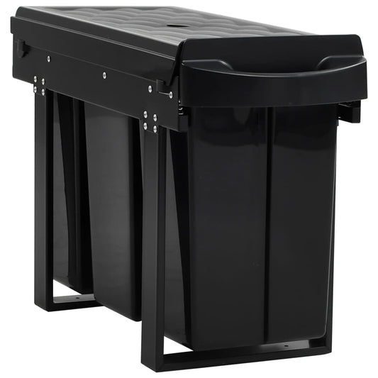 Cestino Estraibile per Mobile Cucina Chiusura Ammortizzata 36L - homemem39