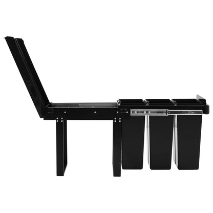 Cestino Estraibile per Mobile Cucina Chiusura Ammortizzata 36L | homemem39