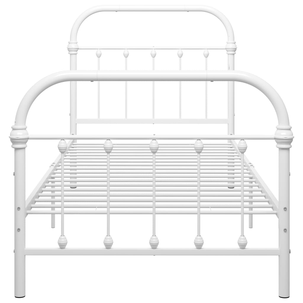 Giroletto Bianco in Metallo 100x200 cm | homemem39