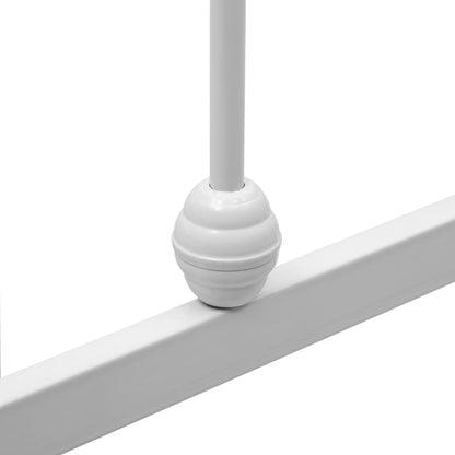 Giroletto Bianco in Metallo 140x200 cm | homemem39