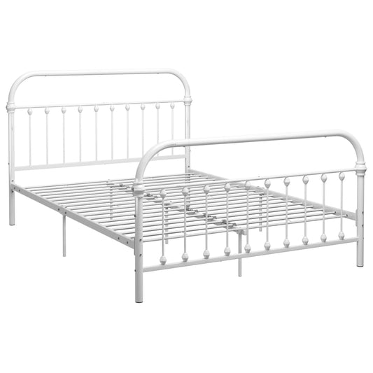 Giroletto Bianco in Metallo 160x200 cm | homemem39