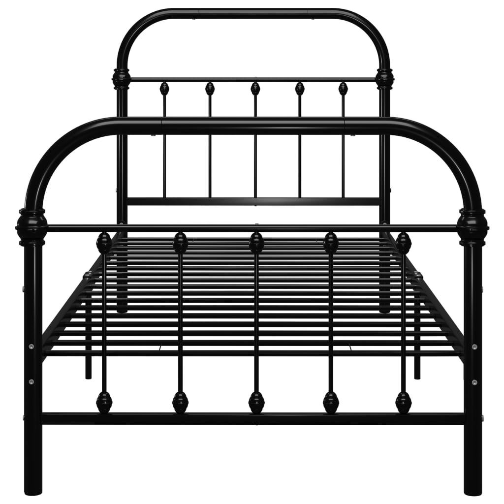 Giroletto Nero in Metallo 100x200 cm | homemem39