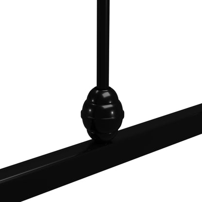 Giroletto Nero in Metallo 120x200 cm | homemem39