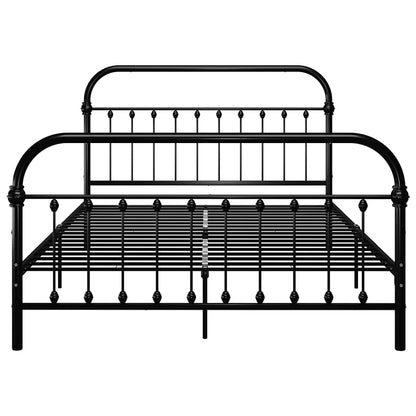 Giroletto Nero in Metallo 140x200 cm | homemem39