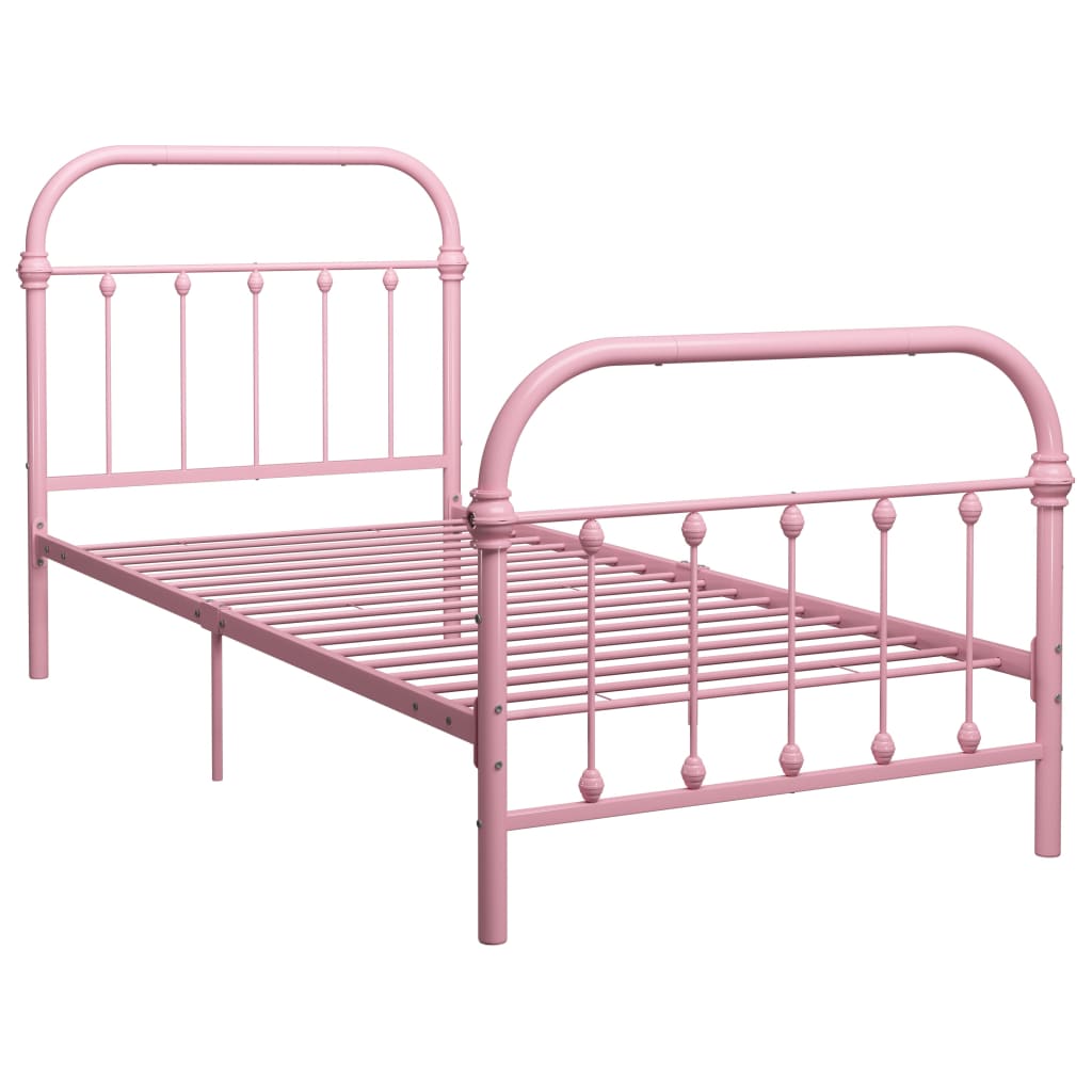 Giroletto Rosa in Metallo 90x200 cm | homemem39