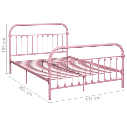 Giroletto Rosa in Metallo 160x200 cm | homemem39