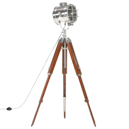 Lampada da Terra a Treppiede Legno Massello di Mango 165 cm | homemem39