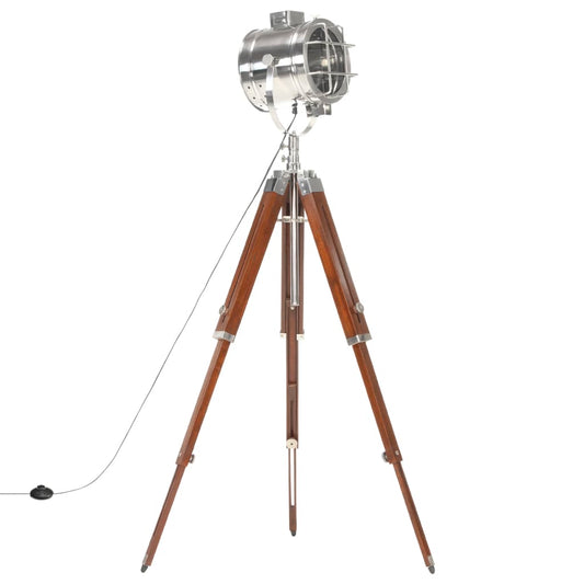 Lampada da Terra a Treppiede Legno Massello di Mango 165 cm | homemem39
