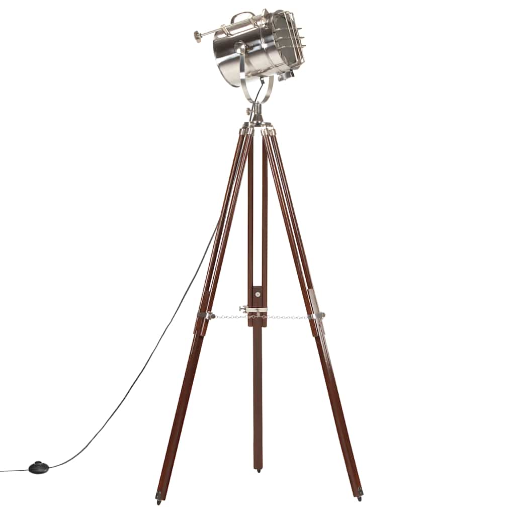 Lampada da Terra a Treppiede Legno Massello di Mango 180 cm | homemem39