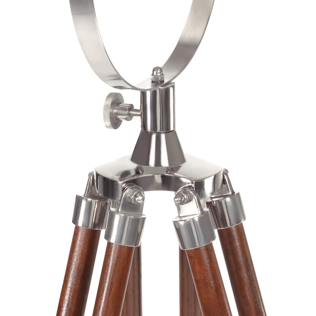 Lampada da Terra a Treppiede Legno Massello di Mango 180 cm | homemem39