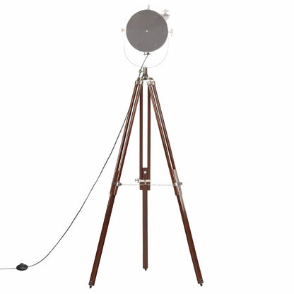 Lampada da Terra a Treppiede Legno Massello di Mango 180 cm | homemem39
