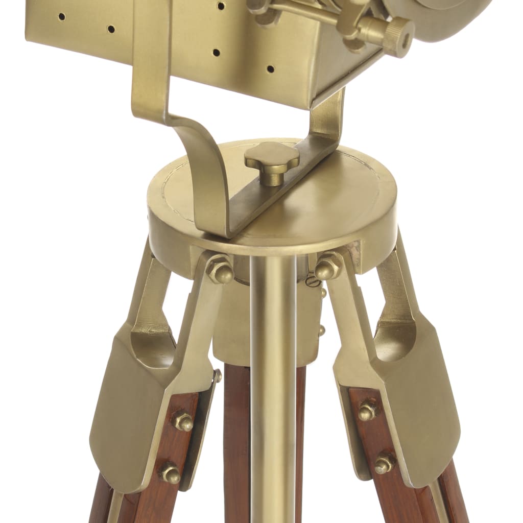 Lampada da Terra a Treppiede Legno Massello di Mango 193 cm | homemem39