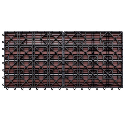 Pannelli in WPC 60x30 cm 6 pz 1m² Marrone - homemem39
