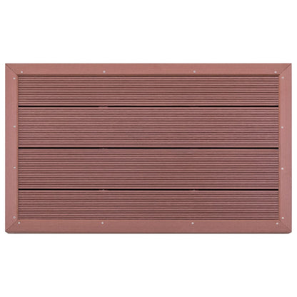 Pedana per Doccia Solare Marrone 101x63x5,5 cm in WPC - homemem39
