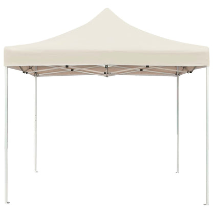 Gazebo Professionale Pieghevole Alluminio 2x2 m Crema - homemem39