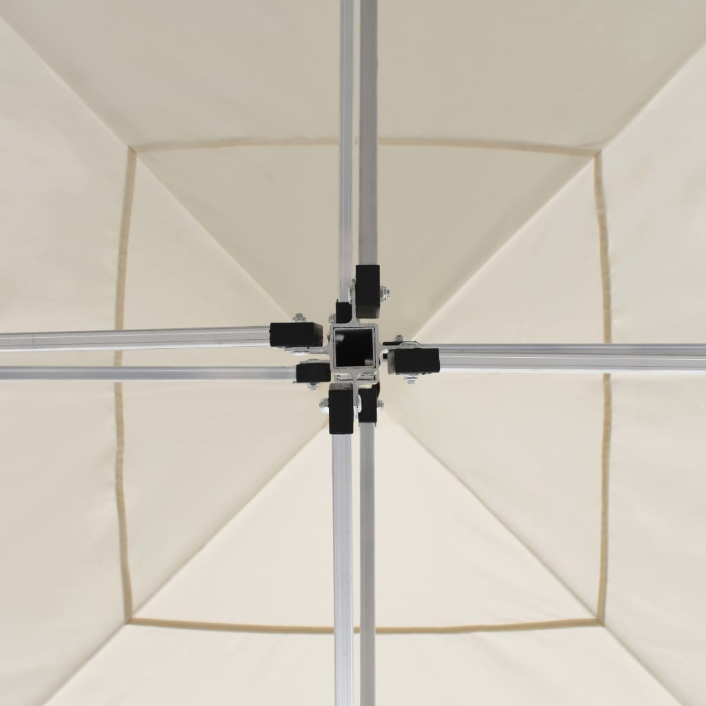 Gazebo Professionale Pieghevole Alluminio 2x2 m Crema - homemem39