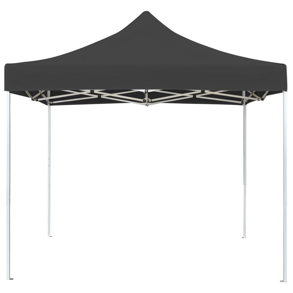 Gazebo Professionale Pieghevole Alluminio 2x2 m Antracite - homemem39