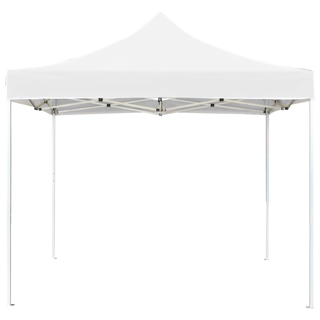 Gazebo Professionale Pieghevole Alluminio 2x2 m Bianco - homemem39