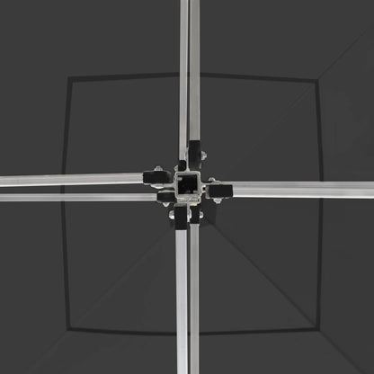 Gazebo Pieghevole con Pareti Alluminio 2x2 m Antracite - homemem39