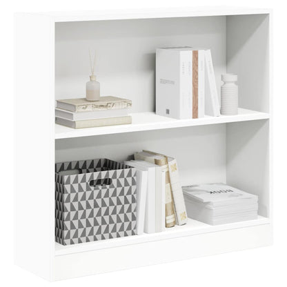 Libreria Bianca 80x24x75 cm in Legno Multistrato | homemem39